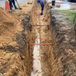 Water Line Excavator