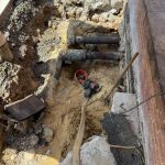 Water Line Excavation